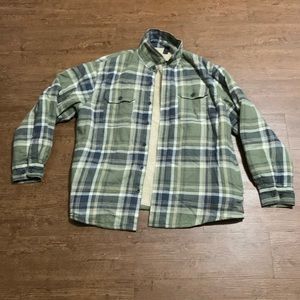 Wrangler Sherpa Lined Flannel Jacket